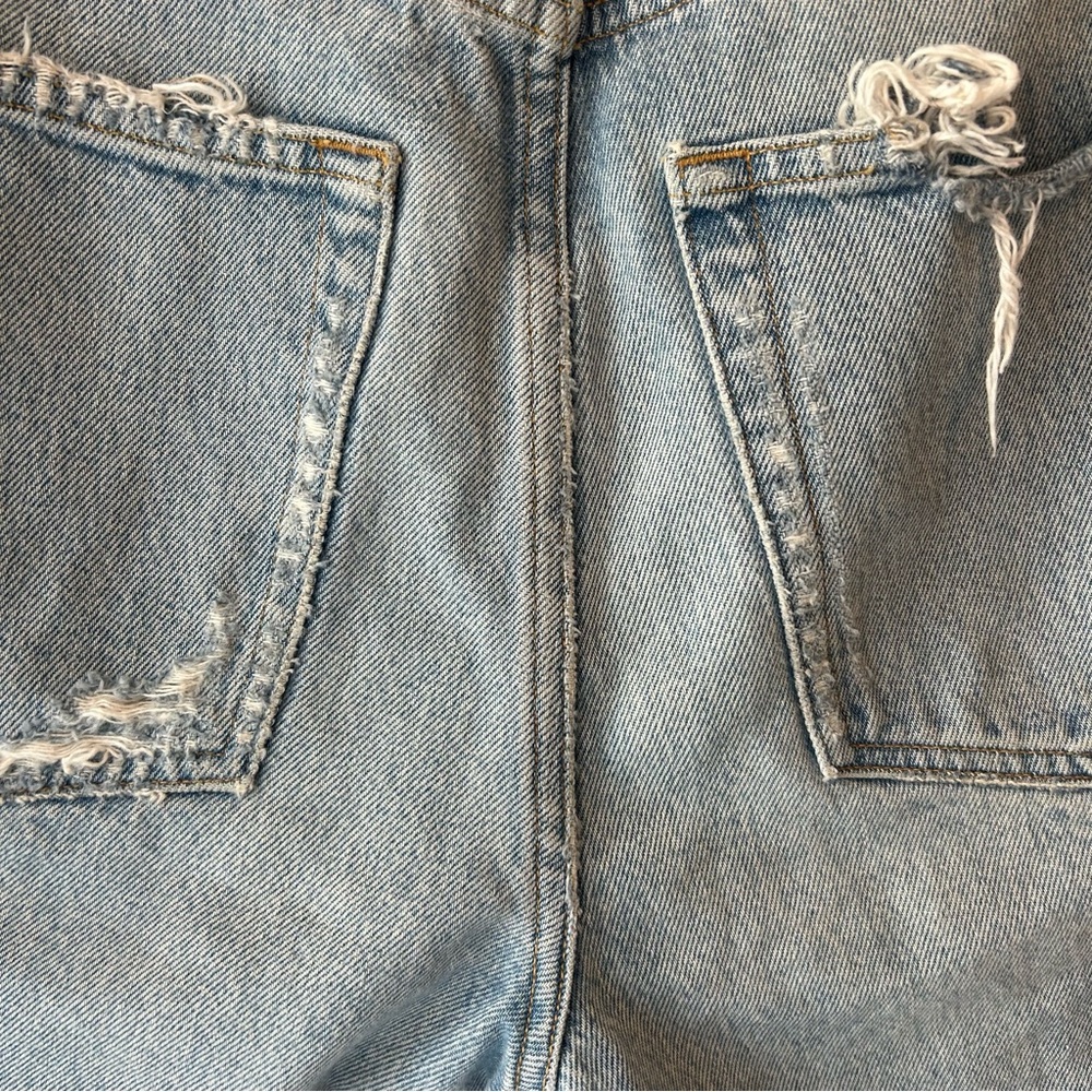 Agolde Ira Mid Rise Loose Shorts Size 25 - Picture 10 of 15